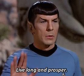 Star Trek Gif, Star Trek Poster, Live Long And Prosper, Star Trek Spock, Mr Spock, Star Trek Beyond, Star Trek Images, Star Trek Art, Zachary Quinto