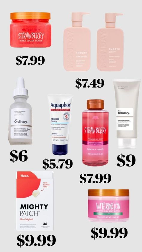 Best Walmart Products, Target Wishlist Ideas, Skincare Products Target, Self Care Items From Target, Target Cheap Finds, Ulta Beauty Skin Care, Cute Things From Target, Target Finds Beauty Products, Things To Buy Under $10