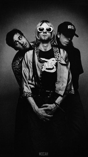 Nirvana, Black, Monochrome, Darkness, Vogue, Huawei Honor 8 Pro background hd, 1440x2560 Where Did You Sleep Last Night, Nirvana Music, Nirvana Songs, Nirvana Band, Band Photoshoot, Krist Novoselić, Nirvana Kurt Cobain, Anthony Kiedis, Nirvana Kurt