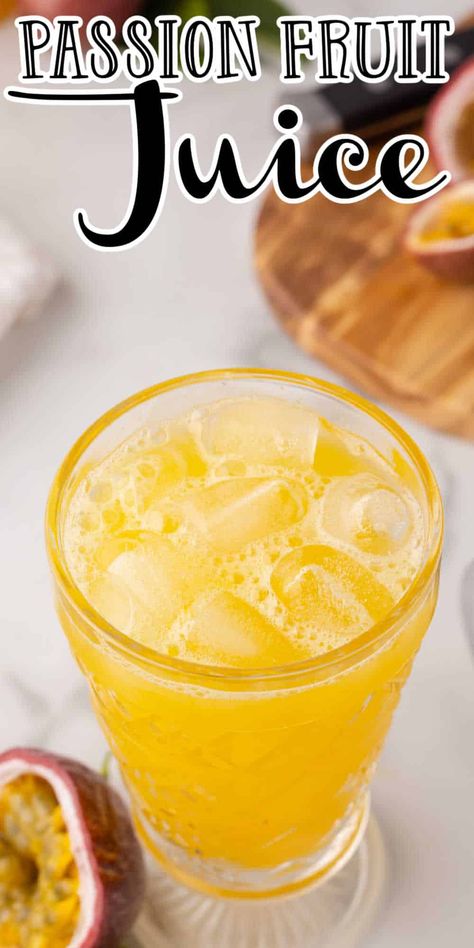 Tropical Fruit Juice, Passion Fruit Juice Recipe, Pulp Recipe, Passionfruit Recipes, Delicious Smoothie Recipes, Wealthy Life, Fruit Juice Recipes, Farmer Market, Fresh Juices