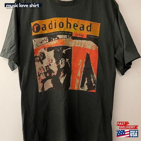 Radiohead Creep T Shirt Unisex Hoodie Check more at https://musicloveshirt.com/product/radiohead-creep-t-shirt-unisex-hoodie/ Radiohead Shirts, Radiohead Merch, Radiohead Tshirt, Dr Closet, Skater Punk, Robert Downey, Hair Clothes, Radiohead, Things To Buy