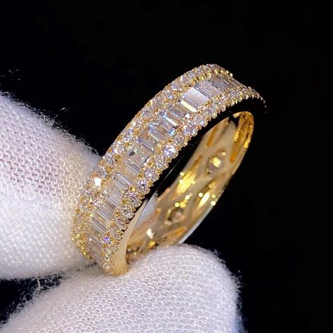 All Diamonds are of the finest quality, Cut and Polished by expert artisans to achieve maximum brilliance and fire. I am working with more than 15 types of diamond cuts. i.e. round, emerald, oval, pear, marquise, baguette, and many more. I am also dealing with Fancy Color like Yellow, Blue, Pink. Luxury Jewelry Aesthetic, Gold Wedding Ring Sets, Unique Gold Wedding Bands, Men Wedding Bands, Unique Wedding Bands For Women, Yellow Gold Diamond Wedding Band, Types Of Diamond Cuts, Engraved Wedding Band, Baguette Diamond Wedding Band