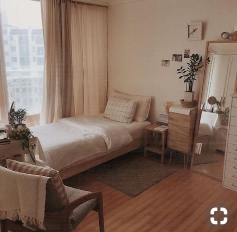 Bilik Tidur Kecil, Hiasan Dalaman Rumah, Bilik Idaman, Minimalist Bedroom Design, Hiasan Bilik, Bilik Tidur, Background Aesthetic, Minimalist Room, Room Design Bedroom