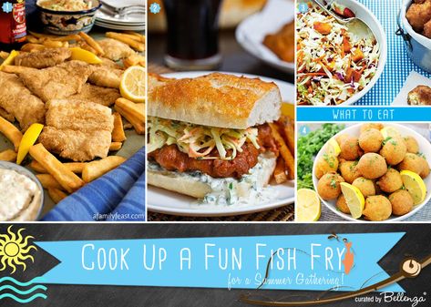 fish fry summer food #fishfry Fish Fry Party Ideas Food Appetizers, Fish Fry Party Ideas Families, Fish Fry Menu Ideas Parties, Appetizers For Fish Fry Party, Fish Fry Party Ideas Decor, Fish Fry Menu Ideas, Fish Fry Party Decorations, Fish Fry Party Ideas, Fish Fry Menu