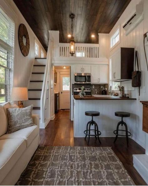 Shed House Interior Ideas, Shed House Interior, Shed Tiny Home, Tiny House Interior Design, Shed Home, Shed To Tiny House, Tiny House Layout, Tiny House Loft, Tiny House Inspiration