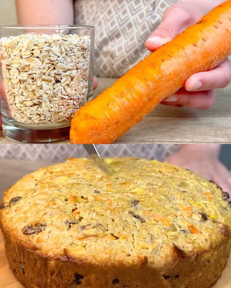 Prediabetic Recipes, Sugar Free Oatmeal, Oatmeal Apple, Baked Oatmeal Healthy, Carrot Bread, Cooking Oatmeal, Oatmeal Cake, Oat Muffins, Baked Fruit