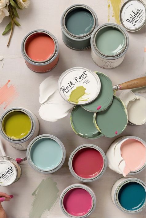 Magnolia, chalk paint, rich colors, vibrant colors Magnolia Chalk Paint, Colors For 2024, Spray Paint Colors, Danish Interior, 2023 Art, Traditional Paint, Home Spray, Interior Design Work, Spray Paints