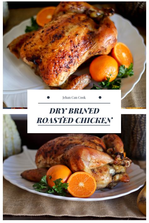 Brine Whole Chicken, Dry Brine Chicken, Turkey In The Oven, Christmas Recipe Book, Dry Brine, Thanksgiving Dish, Chicken Dumplings Recipe, Turkey For Thanksgiving, Juicy Turkey