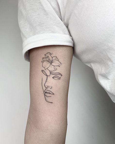 Eudaimonia Tattoo, Tattoo Ideas For Ladies, Hen Tattoo, Fine Line Tattoo Ideas, Delicate Tattoos For Women, Face Tattoos For Women, Line Tattoo Ideas, Unique Small Tattoo, Grunge Tattoo