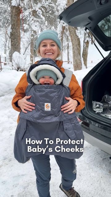 Hailey Terry | Utah Hiking, Camping, and Travel Mom on Instagram: "3 Ways to Protect Your Baby’s Cheeks on Cold, Windy Hikes [Save this post for later!] If you want links to any of these items I use, comment the words “winter baby” and I’ll send you my post 🫶🏼 Protecting the delicate skin on your baby is important but can be tricky! These 3 ways have proved to be very helpful on our hikes. You can do one, two, or all of them. Just remember that when you add on the rain cover, it also adds a significant amount of warmth so be sure to check on your baby to make sure they are not too hot. Let me know if you have any other questions and share this with a fellow hiking friend! #hikingwithkids #winterhiking #hikingadventures #momlife #momsofinstagram #kidswhoexplore #utahmom #hikeutah" Utah Hiking, Baby Carrying, Utah Hikes, Hiking With Kids, Winter Hiking, G Adventures, Winter Baby, Winter Diy, Rain Cover