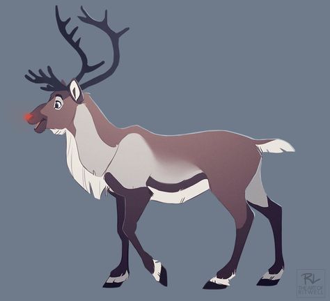 Reindeer Drawing, Avatar Animals, Cartoon Reindeer, Deer Drawing, Deer Art, Creature Drawings, Anime Animals, Hotel Art, Angel Art