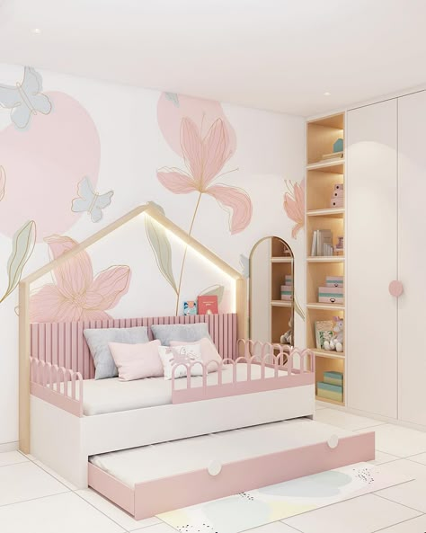 Modern Kids Room Design, Unique Bedroom Design, Kids Room Interior Design, Diy House Renovations, Modern Kids Room, Pink Room Decor, Kids Bedroom Inspiration, Toddler Room Decor, Kids Bedroom Designs