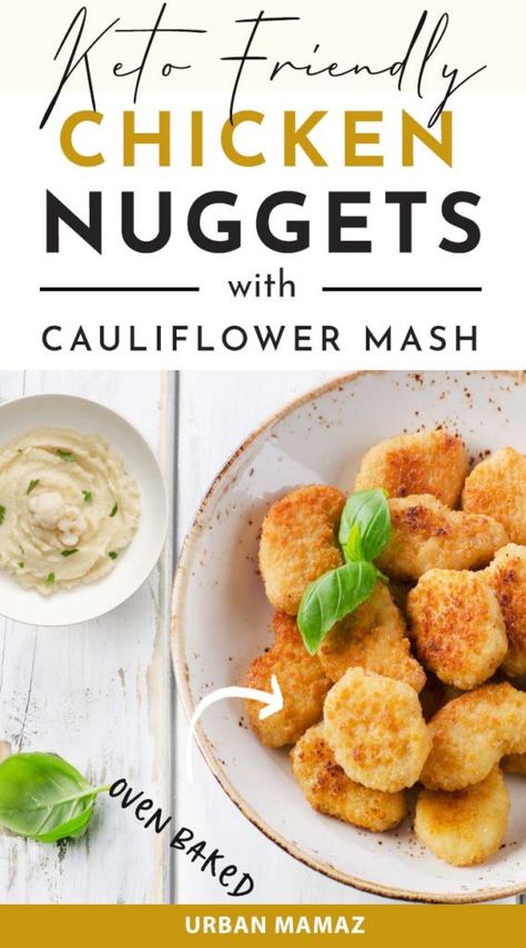 Cauliflower Chicken Nuggets, Best Chicken Nugget Recipe, Oven Baked Chicken Nuggets, Best Chicken Nuggets, Cauliflower Chicken, Chicken Nuggets Recipe, Baked Chicken Nuggets, How To Make Cauliflower, Hidden Vegetables