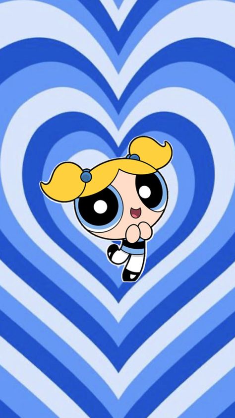 Cartoon Profile Pics Powerpuff, Powerpuff Girls Aesthetic Bubbles, Bubble Powerpuff Girl, Bubbles Powerpuff Girls Aesthetic, Bubbles Powerpuff Pfp, Powerpuff Bubbles, Powerpuff Girls Bubbles, Famous Wallpaper, Powerpuff Kızları