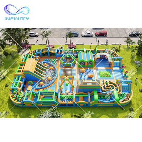 https://www.alibaba.com/product-detail/Outdoor-inflatable-sports-obstacle-course-theme_1600571407673.html?spm=a2747.manage.0.0.6dc571d2n8Nn2o Slide Playground, Outside Playground, Inflatable Obstacle Course, Inflatable Slide, Outdoor Inflatables, Obstacle Course, Inflatable Pool, Paintball, Amusement Park