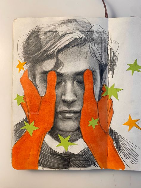 Men Art Drawing, Sketching Background, Sketchbook Spread, Drawing Stars, Men Art, Heart Emoji, Kunst Inspiration, Reference Pictures, Sketchbook Art Journal