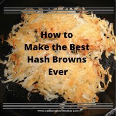 Potatoes Hashbrowns, Shredded Hashbrown Recipes, Muffins Blueberry, Frozen Hashbrowns, Brown Recipe, Cheap Clean Eating, Hashbrown Recipes, Zucchini Muffins, Potato Side Dishes