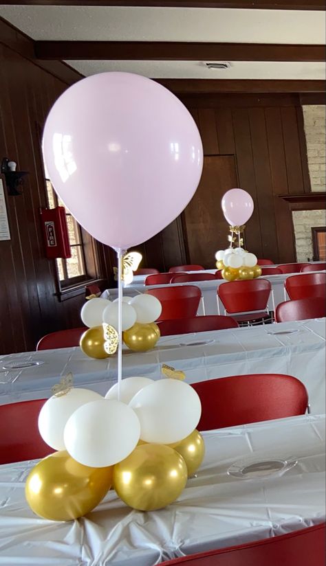 Easy balloon butterfly Centerpiece Butterfly Baby Shower Centerpieces, Balloon Butterfly, Butterfly Centerpiece, Butterfly Centerpieces, Butterfly Baby Shower, Shower Centerpieces, Butterfly Baby, Baby Shower Centerpieces, Shower Ideas