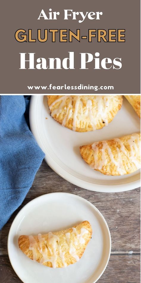 Gluten Free Hand Pies Recipes, Air Fryer Desserts Gluten Free, Gluten Free Toaster Pastries, Gluten Free Fried Pies, Gluten Free Pumpkin Empanadas, Air Fry Gluten Free, Gluten Free Hand Pies Crust Recipe, Empanadas Recipe Gluten Free, Gluten Free Turnovers