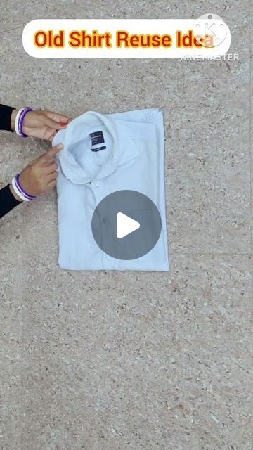 Kumari Minakshi on Instagram: "Old Shirt Reuse Idea." Old Shirt Reuse Ideas, Upcycle Shirt, Old Shirts, February 15, Polo Shirt, Audio, Boutique, On Instagram, Instagram