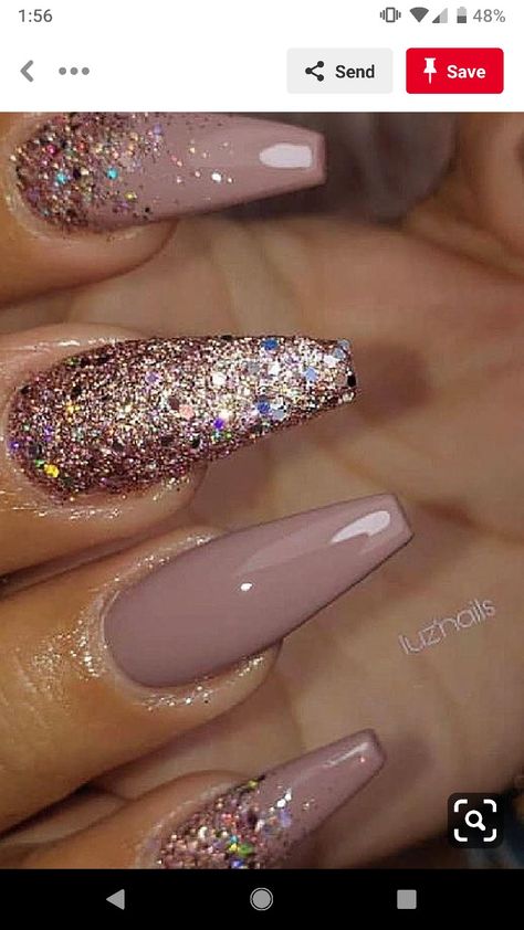 Summer Glitter Gel Nails, French Pedicure, New Nail Designs, Colorful Nails, Nail Design Inspiration, French Nail Designs, Summer Acrylic Nails, Pink Nail, Nails Desing