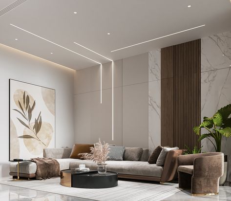 Tattoo Modern, Interior Design Living Room Modern, Hall Interior Design, Ceiling Design Living Room, Luxury Living Room Design, Hall Interior, التصميم الخارجي للمنزل, Classic Living Room, Living Room Design Decor