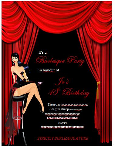 Photo 1 of 25: Burlesque / Birthday "Burlesque 40th Birthday Party" | Catch My Party Cabaret Birthday Party, Burlesque Party Ideas, Burlesque Birthday Party, Burlesque Party Decorations, Burlesque Birthday, Lisa Party, Burlesque Theme Party, Burlesque Theme, Penthouse Party