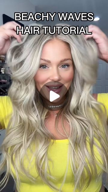 KELLY STRACK on Instagram: "easy summery beachy waves ✨🌊 bondbar bonding heat protective spray ion luxe carousel auto rotating curling iron All products used can be found at @sallybeauty #SallyBeautyPartner  #hair #hairtutorial #hairreels #reels #beauty #beautyhacks #hairhacks #beachywaves #curls" How To Get Beachy Waves For Long Hair, Wavy Hair Iron Beach Waves, Long Beach Curls, Beachy Waves With Curling Iron, Beach Wave Tutorial Medium Hair, Beachy Curls Tutorial, How To Use Beach Waver Curling Iron, How To Get Beach Waves With Curling Iron, Beachwaver Curls