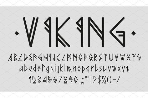 Adventure Font Alphabet, Viking Lettering Tattoo, Alphabet Symbols Letters, Viking Font Alphabet, Viking Alphabet Letters, Midevil Fonts Alphabet, Cottagecore Fonts Alphabet, Nordic Font Typography, Lettering &