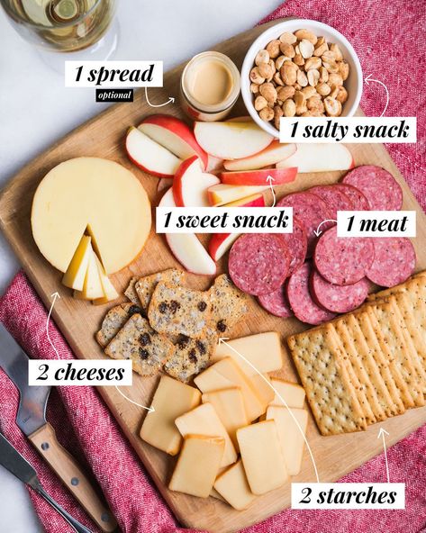 Need more simple cheese board ideas? This easy cheese board formula is the perfect way to make a charcuterie board at home without overthinking it! So here's my DIY formula on how to throw together the easiest cheese board display for happy hour. #cheeseboard #cheeseboardideas #cheeseboardideassimple #charcuterie #charcuterieboard #cheeseboarddisplay #cheeseboardiy Cheese Board Lunch Ideas, Small Cheese Tray Ideas Easy, Easy Chacutery Board Ideas, Simple Cheese Board For Two, How To Make A Simple Charcuterie Board, Easy Charcuterie Board For Two, Lazy Charcuterie Board, Easiest Charcuterie Board, Charcuterie Board No Pork