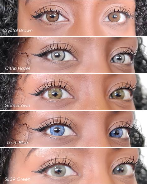 🦋 LOST IN YOUR EYES 💫FIVE colored lenses swatches.😎 Hesitant about which one is right for you? Do these have some inspiration for you? 🙌 Which one do you like? 💭⁠Thx: @itsteeannuhh⁠ | 70% off sitewide right now, shop on justkira.com 🛒⁠⁠⁠ Click the link for more!! 💘 ---- #CrystalBrown⁠ #CithaHazel⁠ #GemBrown⁠ #GemBlue⁠ #SL29Green #just4kira #coloredcontactlens #EYEstyle #fashion #chicforeyes Eye Color Contacts, Lost In Your Eyes, Grey Eyes, Coloured Contact Lenses, Eye Lens, Colored Contact Lenses, Circle Lenses, Contact Lenses Colored, Colored Contacts