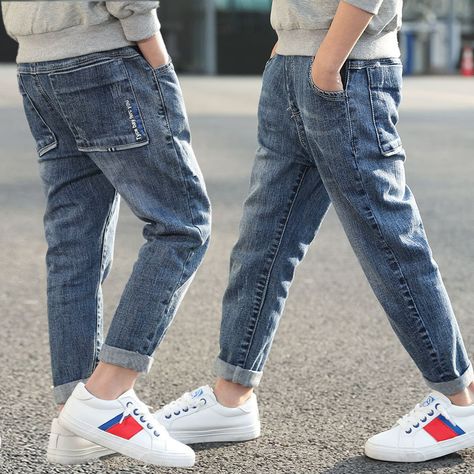 Boys Jeans Outfit, Kids Jeans Outfit, Kids Denim Pants, Big Boy Clothes, Boy Jeans Outfit, Kids Jeans Boys, Kids Denim Jeans, Jeans For Boys, Boys Denim Jeans