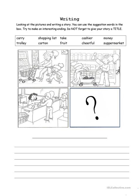 sequence picture writing - English ESL Worksheets for distance learning and physical classrooms Picture Sequence Story Writing, Sequence Pictures For Story Writing, Picture Sequence Story, Sequence Story Pictures, Story Telling Pictures, Story Writing Worksheets, Sequence Story, Story Sequencing Worksheets, Picture Story Writing