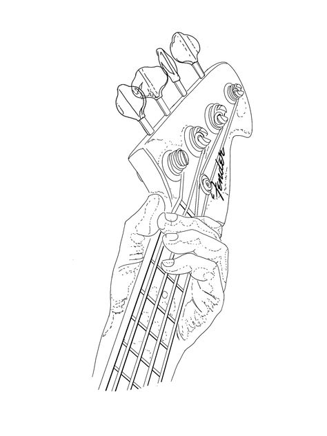 Music Tattoo Sleeves, P Tattoo, Guitar Drawing, Music Tattoo Designs, Buddha Tattoo, Meaningful Drawings, Tattoo Stencil Outline, Music Tattoo, Altered Images