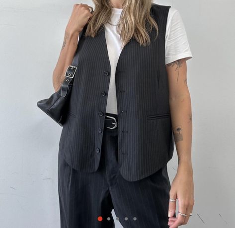 Oversized Waistcoat, Tailored Waistcoat, Waistcoat Outfit, Banana Republic Style, Designer Store, Mens Items, Pinterest Account, Grey Fabric, Summer Looks