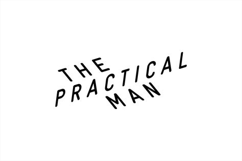 Creative Logotype Gallery & Inspiration: The Practical Man by Garbett, Australia Mens Branding, Identity Design Inspiration, Branding Typography, Typography Layout, Visual Identity Design, Logotype Design, Graphic Design Studio, Colour Blocking, Graphic Design Studios