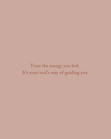 Trust the energy you feel – it’s more than just a fleeting emotion; it’s your soul whispering the truth. Often, we get caught up in logic, in overthinking, trying to make sense of everything. But the most powerful guidance comes from within, from the energy that flows through you. When something feels off, it’s your soul's way of telling you to pause, reflect, and realign. When something excites you, that’s a sign you’re on the right path. Energy never lies. It’s the purest form of com... It Only Has To Make Sense To You, When Something Feels Off, Energy Never Lies, Something Feels Off, On The Right Path, The Energy, Make Sense, Most Powerful, Your Soul