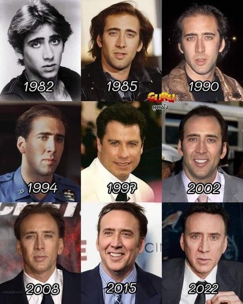 Nicholas Cage Face, Nicholas Cage, Sean Murray, Celebrities Then And Now, Gay Humor, Old Hollywood Stars, Nicolas Cage, Face Off, Music Tv