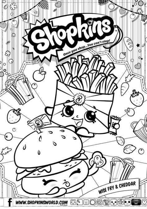 Shopkins Coloring Pages Season 3 Wise Fry Cheddar Shopkins Coloring Pages, Shopkin Coloring Pages, Shopkins Colouring Pages, Image Halloween, Food Coloring Pages, Valentines Day Coloring Page, Valentine Coloring Pages, Coloring Pages Inspirational, Valentines Day Coloring