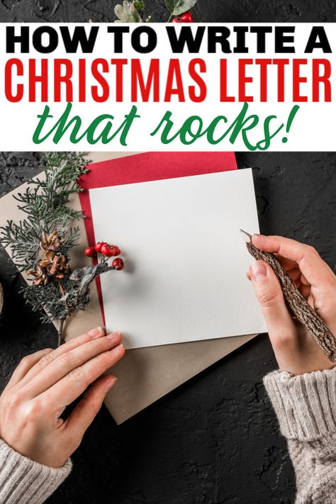 Find out how to write a Christmas letter that is awesome and that your family and friends will actually enjoy reading. These ideas will make your letter rock. #christmas #christmasletters #christmastraditions Writing A Christmas Letter, Christmas Letter Ideas Creative, How To Write A Christmas Letter, Christmas Letter Ideas Writing, Christmas Letters Ideas, Christmas Letters To Friends, Christmas Letter Ideas, Xmas Letter, Christmas Letters