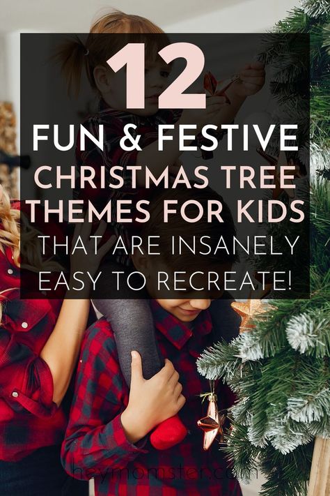 Kid Tree Christmas, Christmas Tree Kids Pictures, Child’s Christmas Tree, Christmas Decor Ideas With Kids, Festival Of Trees Theme Ideas, Christmas Theme Ideas For Kids, Children’s Christmas Tree, Christmas Themes For Kids, Christmas Tree Kids Theme