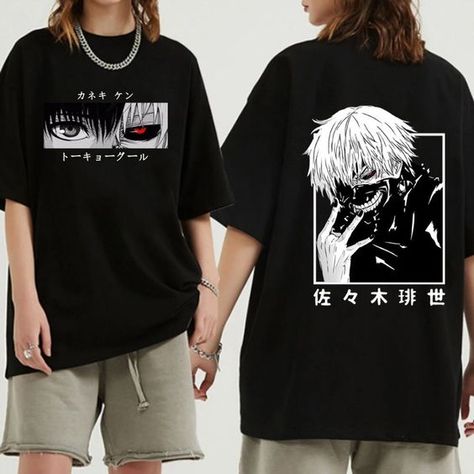 The quality is OK compared to the price. Jujutsu Kaisen Ryomen Sukuna, Harajuku Men, Ken Tokyo Ghoul, Graphic Tee Style, Tokyo Ghoul Kaneki, Fashion Tshirt, Anime Tshirt, Anime Tees, Kaneki Ken