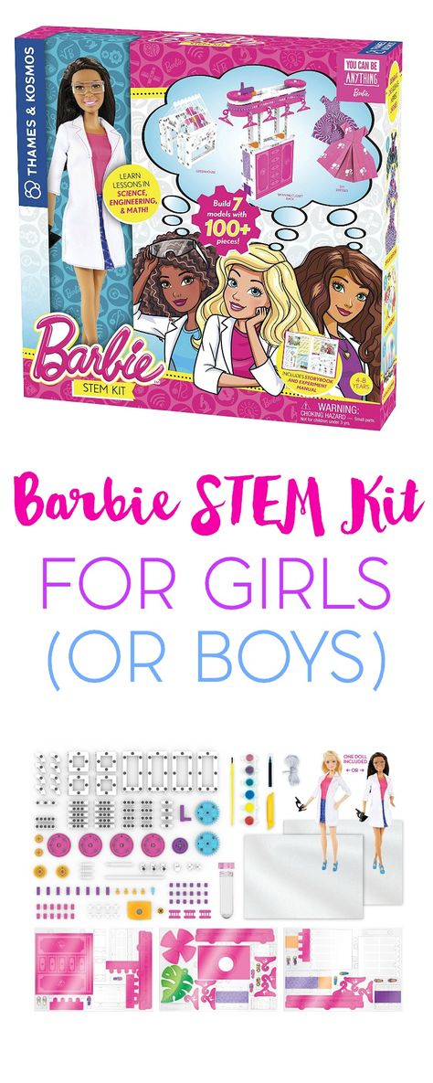 Toys are a great way to encourage girls involved in STEM related endeavors. And who better to promote this than Barbie with her STEM kit. Barbie Stem Activities, Homeschooling Activities, Stem Kits, Stem Projects, Homeschool Activities, Kids Learning Activities, Kid Toys, Stem Activities, Activities To Do