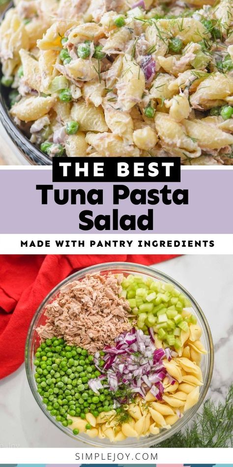 Best Tuna Pasta Salad, Perfect Picnic Food, Tuna Pasta Salad Recipes, Tuna Pasta Salad, Tuna Salad Pasta, Tuna Pasta, Cold Pasta, Cold Salad, Tuna Recipes