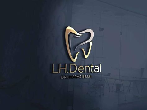 Dental Logo Design Creative, Dentist Logo Creative, Logo Dental Clinic, Dental Clinic Logo Design, Pediatric Dental Office Decor, Dentist Logo Design, Dental Logo Design Ideas, Dentist Ideas, Logo Dental