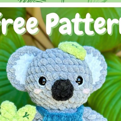 Lila on Instagram: "[Free Pattern & Tester appreciation] 🐨 Little koala 🐨

Here it is! You can now create your own little koala 🌱 
Please like, save and share this pattern everywhere, we need to build an army of cute little koalas 🙂‍↕️

I’m so happy with the result, he’s so cute and easy to make ✨
Don’t forget to tag me if you make this cutie 😊

The PDF version of this pattern is also available on my Etsy shop. It contains more explanations and pictures. 
•
✨ Thank you to my 10 amazing testers ✨
@morninggloryhomespun 
@legendes.et.crochet 
@marlena_crochet 
@roobs.crochets 
@bunnyhopcrochets 
@smolivco 
@loopy_ressy 
@camccrochet 
@cal_crochets 
@carocrochets_ 
•
⚠️ Don’t repost the pattern without my consent ⚠️
•
•
•
Tags 🏷️ 
#freecrochetpattern #crochetpattern #crochet #crocheterso Koala Amigurumi Free Pattern, Crochet Koala Free Pattern, Overalls Crochet, Koala Crochet Pattern, Crochet Puppets, Crochet Koala, Koala Plush, Crochet Animals Free Patterns, Crochet Amigurumi Free Patterns