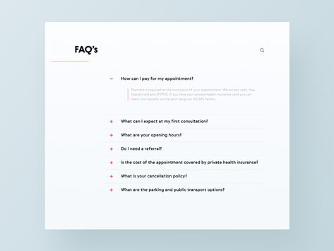 Faq Design Layout Ideas, Q And A Design Layout, Q&a Design Layout, Faq Page Design, Q & A Design, Faq Design, Elena Perminova, Ui Design Website, Web Ui Design