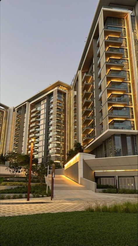 Luxury Apartments Exterior Modern, Condominium Aesthetic, Property Investment Aesthetic, Apartemen Aesthetic, Luxury Apartments Exterior, Luxury Apartment Building, Apartments Exterior, Apartment Exterior, Apartment View