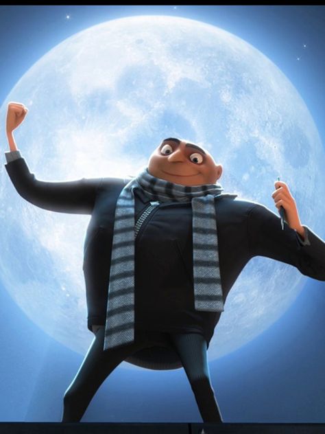 "I'm going to steel . . . *pause for effect* . . . the MOON!!* -- Gru, Despicable Me Minion Wallpaper Hd, Despicable Me Gru, Smart Humor, Minions Fans, Despicable Me 3, Minion Movie, Orphan Girl, Minions Wallpaper, Despicable Me 2