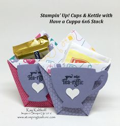 Cute Party Favors, Crazy Making, Tea Cup Card, Paper Video, Tea Crafts, Tea Riffic, Coffee Cards, Origami Box, Tea Bag Holder